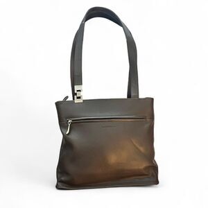 Liz Claiborne Classic Brown Shoulder Tote